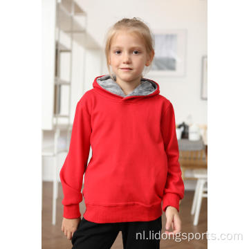 Hoge kwaliteit 100% katoen Kid Plain Sweat Shirt Hoodies